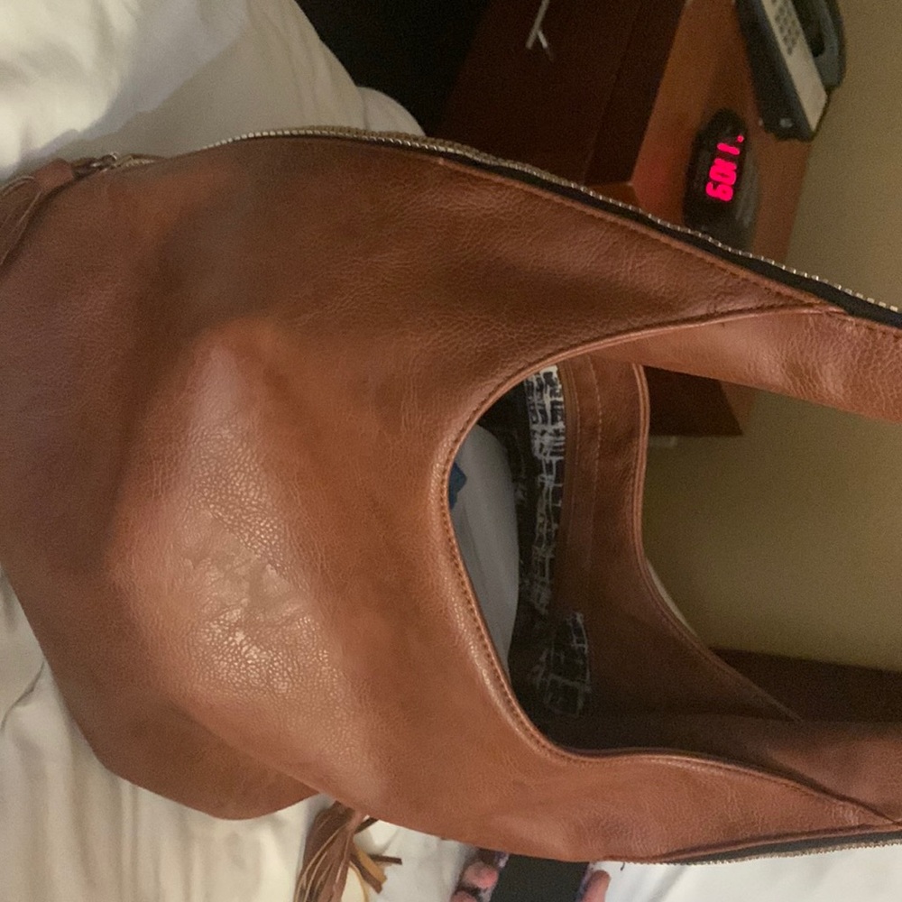 Brown Genuine Michael Kors leather purse